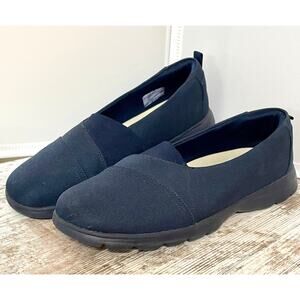 Lands’ End Comfort Slip On Shoes Navy